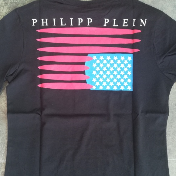Philipp Plein black men lady liberty t-shirt - Picture 2 of 2